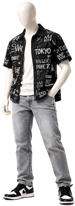Pullingoo Streetwear Mannequin - Tokyo Graffiti Drop